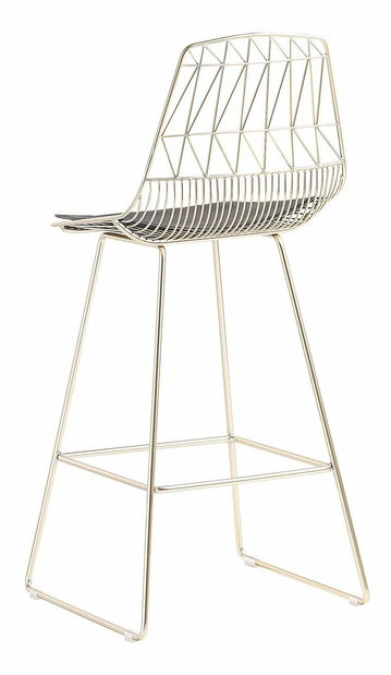 Set 2ks. barových stoličiek Pesto (zlatá)