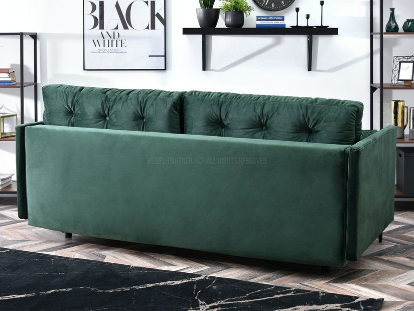 Canapea două locuri Mastil (negru)