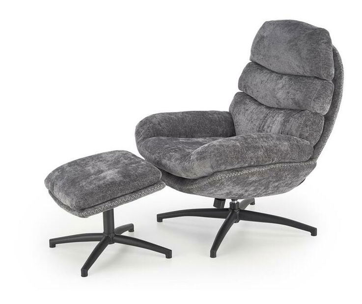 Hintafotel Dadario (szürke) 