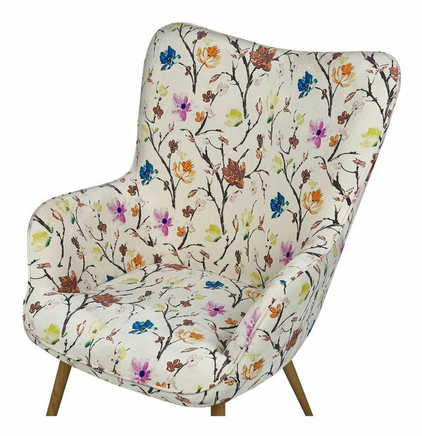 Fotoliu cu taburet Vince (multicolor) 