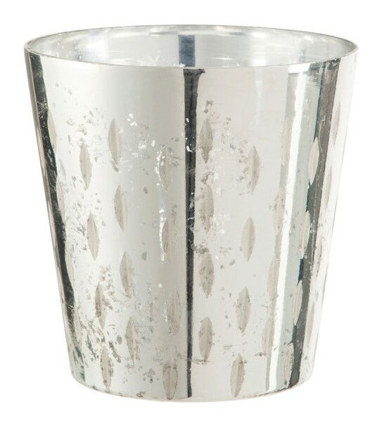 Svietnik Jolipa (15x15x15cm) (Strieborná)