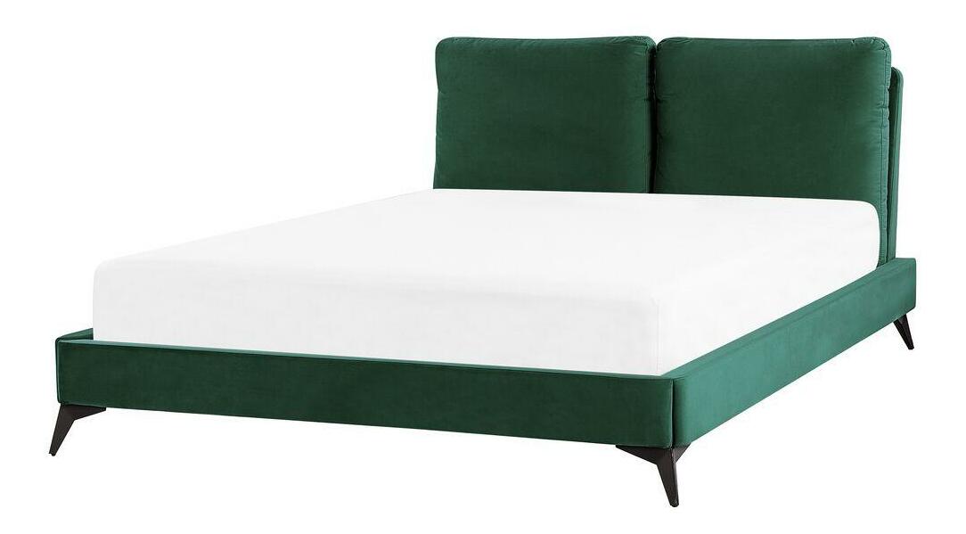 Manželská posteľ 140 cm Mellody (zelená)