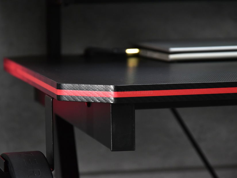 PC asztal Rolls (fekete)