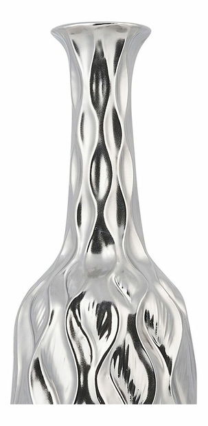 Váza BITLIS 45 cm (sklolaminát) (strieborná)