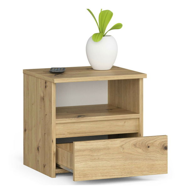 Nočný stolík Crispian (dub artisan)