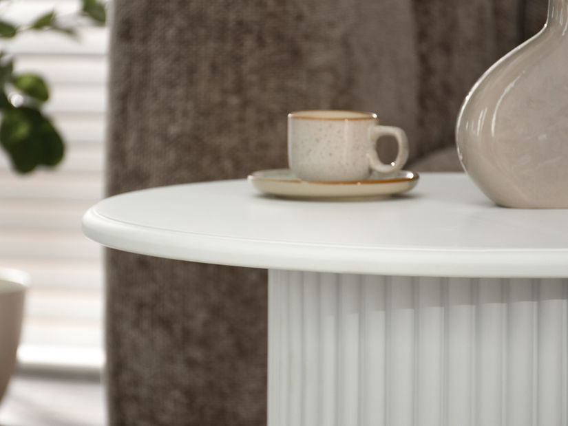 Konferenčný stolík Decimo (biela)