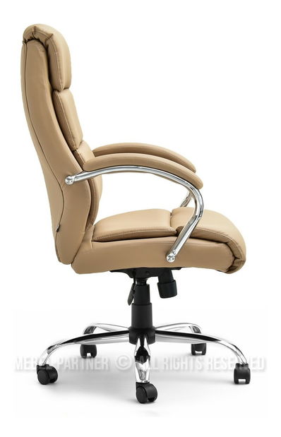 Fotoliu Luxus (bej + crom)