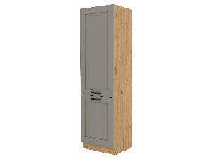 Dulap de bucătărie pentru alimente Lucid 60 LO 210 2F (Stejar artisan + claygrey)