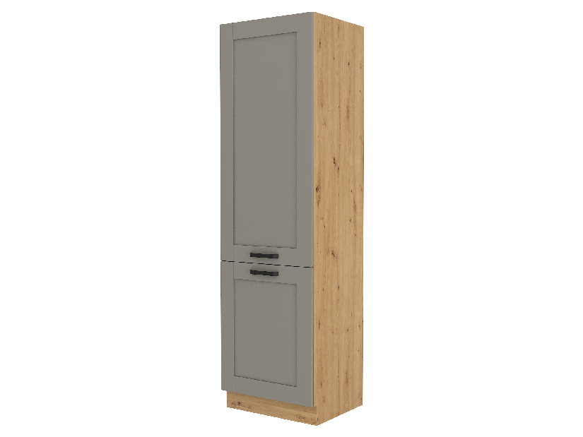 Dulap de bucătărie pentru alimente Lucid 60 LO 210 2F (Stejar artisan + claygrey)