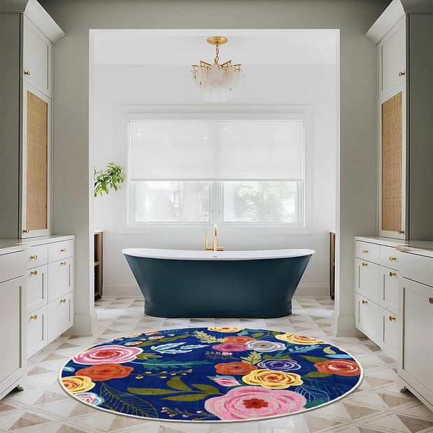 Koberec 90 x 90 cm Kecke 68 (modrá)