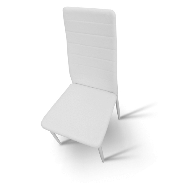 Blagovaonska stolica Collort nova (bijela ekokoža) *trgovina