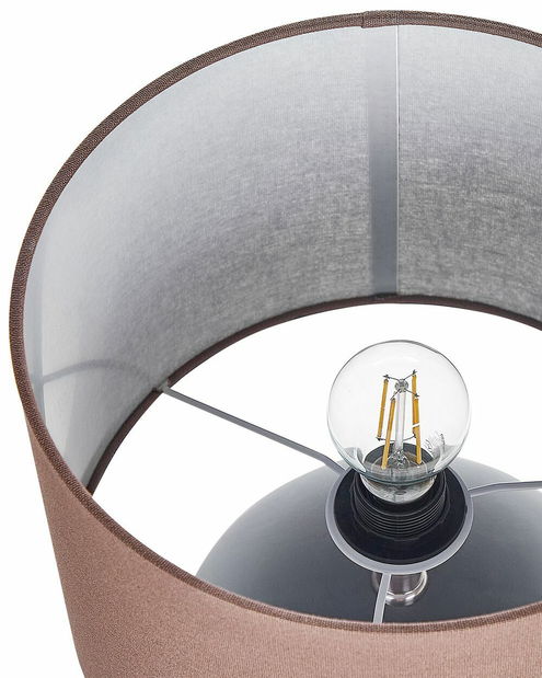 Stolná lampa Aijun (sivá)