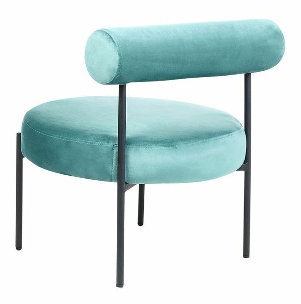 Jedálenská stolička Astrun (tyrkysová)