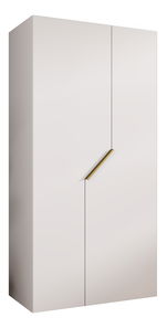 Šatníková skriňa Alaris 1 100 (biela + zlatá)