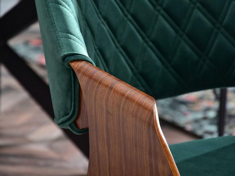 Scaun Rolf K (verde + negru)