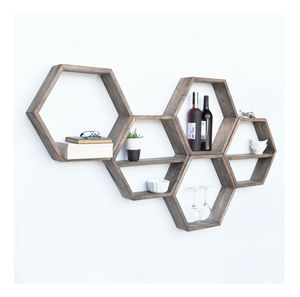 Set polica (5 kom.) Lunole 3 (orah)