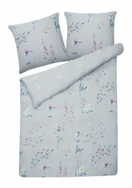 Posteljina 155 x 220 cm Ernest (plava) (u kompletu s jastučnicama)