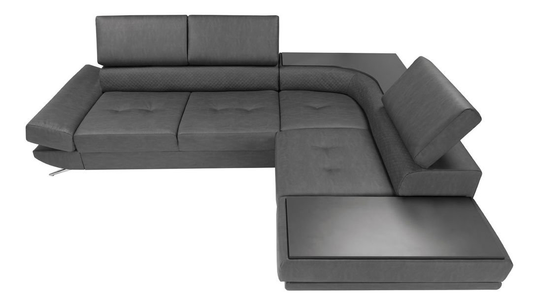 Rohová sedačka BRW Altro 2F.REC (antracit) (P)