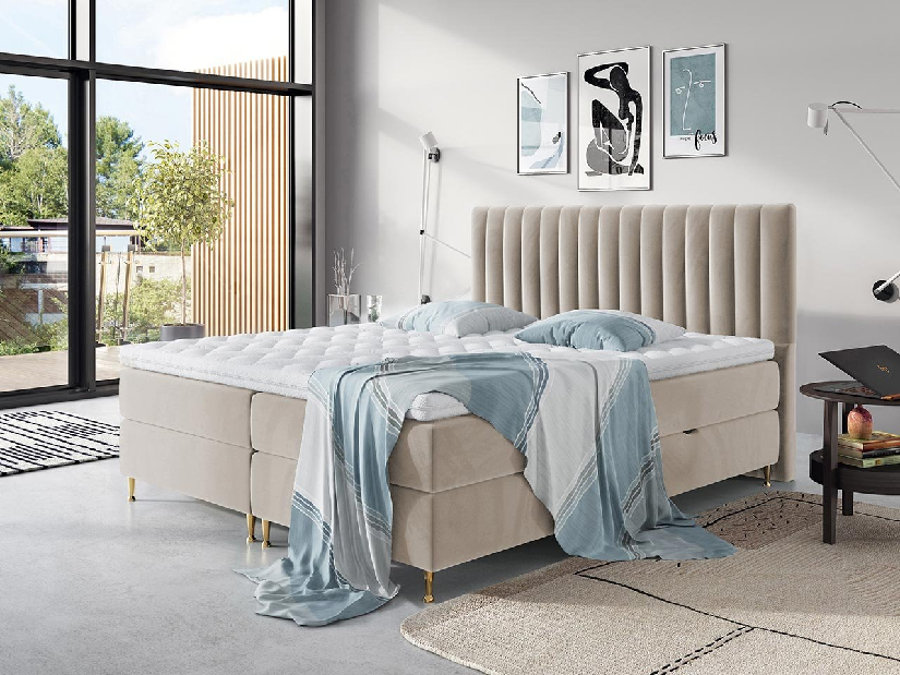 Franciaágy Boxspring 160 cm Rondel (fresh 01)