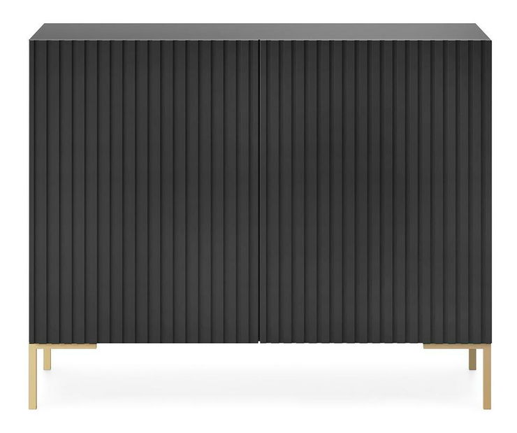 Komoda Lamellito L2 (crna + zlatna)