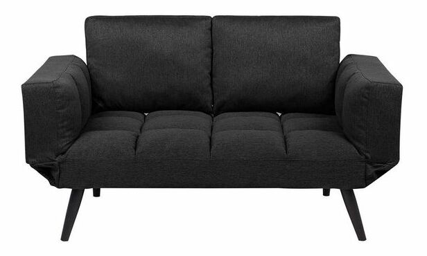 Pohovka dvojsedačka Bromley (čierna)