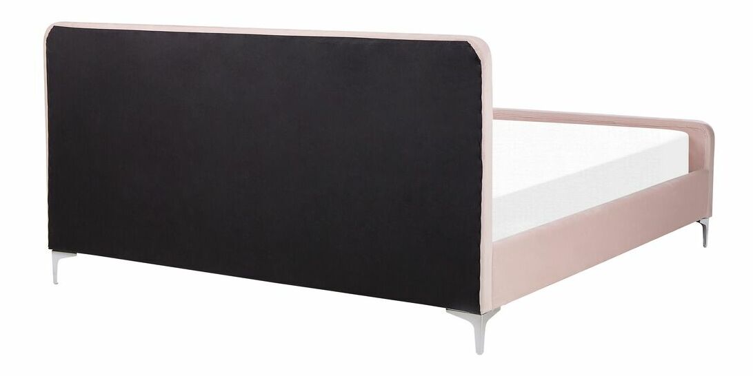 Čalúnená posteľ 180x200 cm Laraine (ružová) (s roštom)