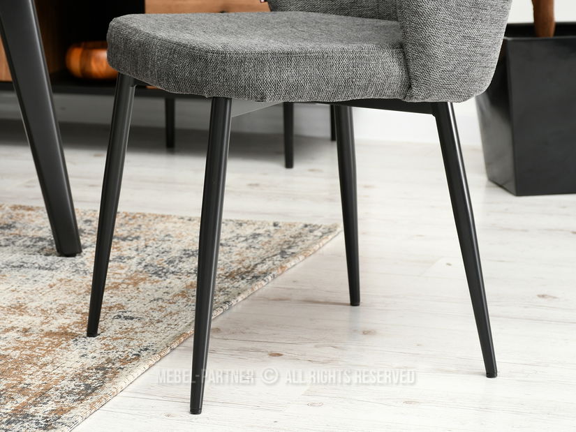 Stolička Zane (grafit + čierna)