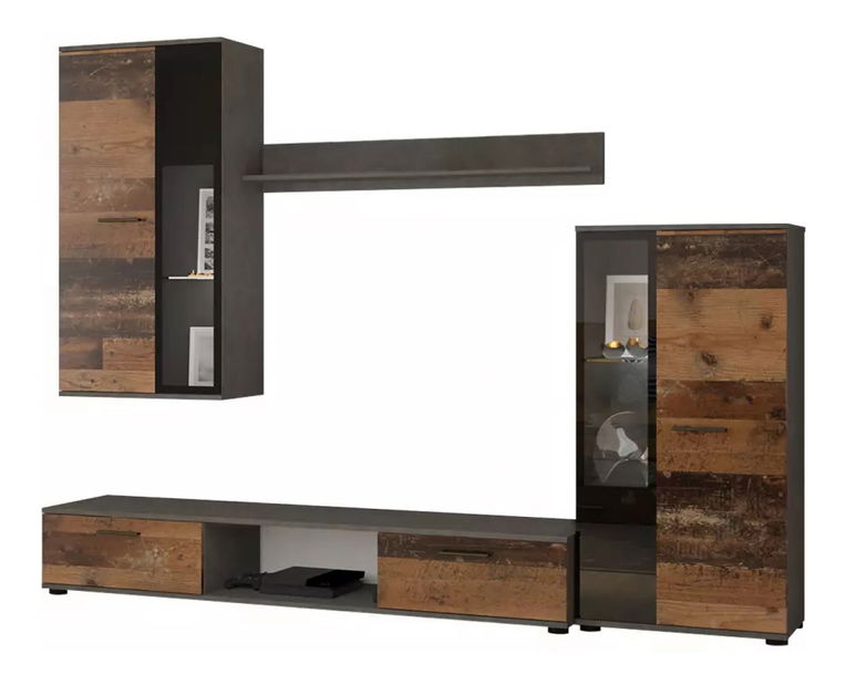 Nappali fal Saul (old mat + matera) (világítás nélkül)