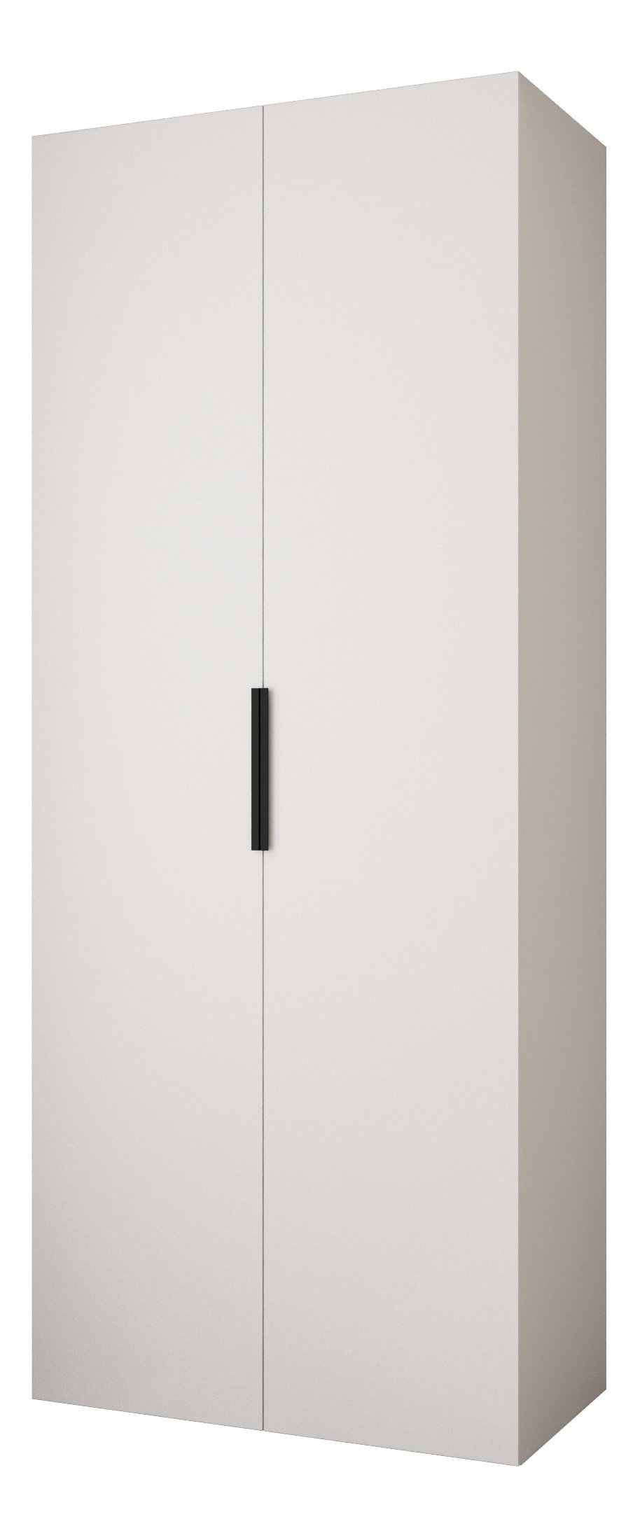 Ruhásszekrény 100 cm Carmela 50-4 (fehér + fekete)