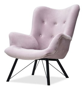 Fotoliu relax Dawntawn (violet deschis + negru)