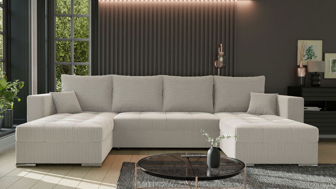 Rohová sedačka Josie U (béžová)