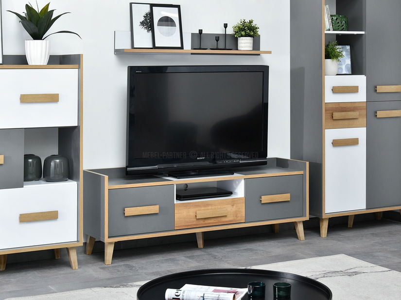 TV stolík/skrinka Sobrepuso S07 (biela)