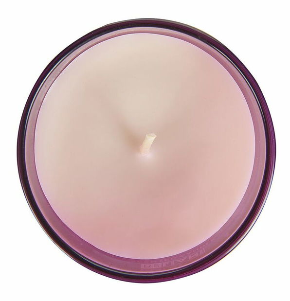 Set de 3 lumânări parfumate cu aromă de levănțică/rosmarin și lavandă/geraniu și lavandă Joyza (roz)