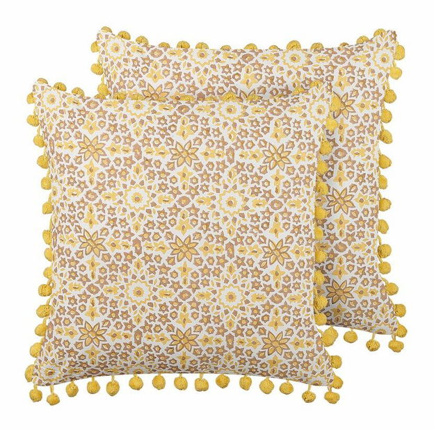 Pernă decorativă 45 x 45 cm Lynch (galben)