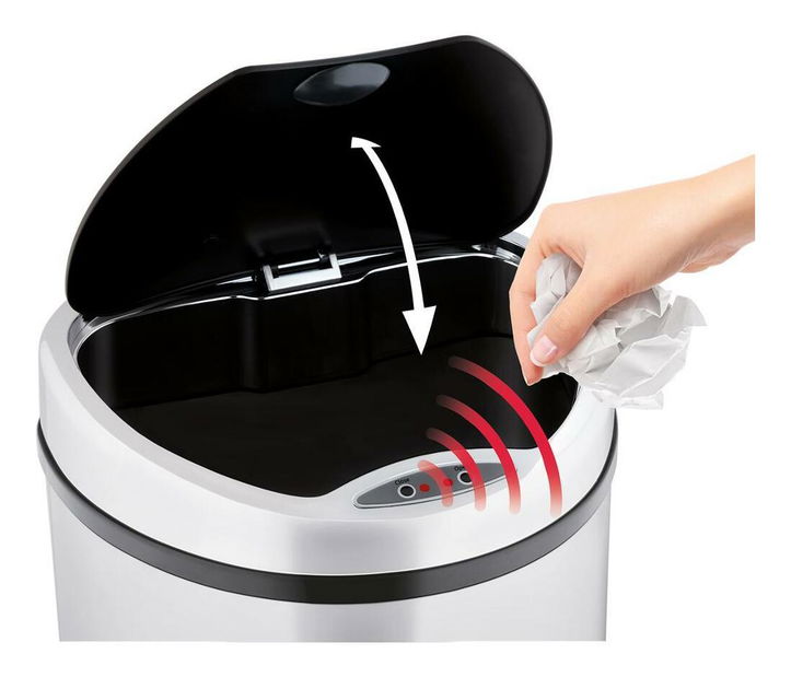 Coș de gunoi Lamart Sensor 58l (nerez)