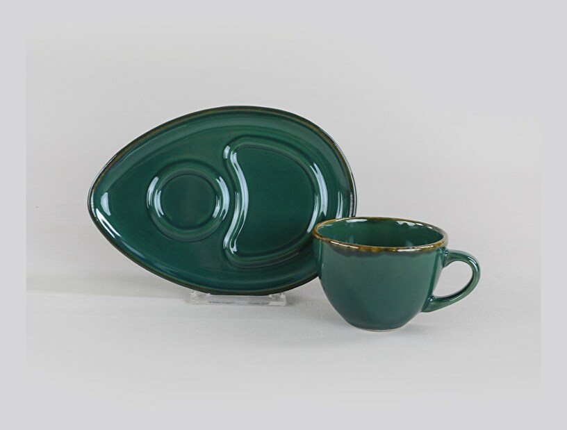 Set cești cafea (4 buc.) Shery (verde)