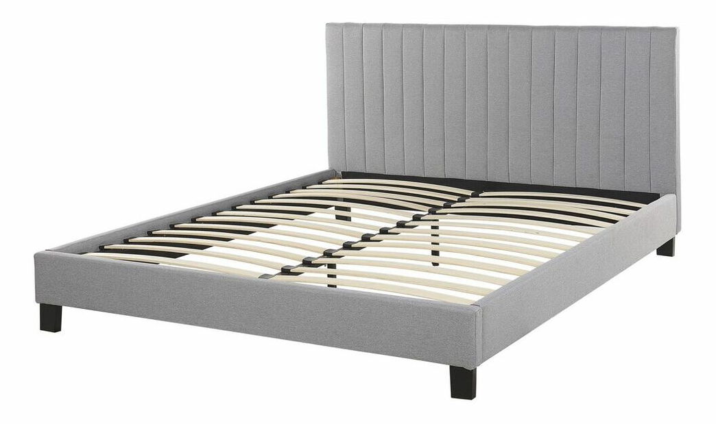 Bračni krevet 160 cm PARASO (svijetlosiva) (s podnicom)