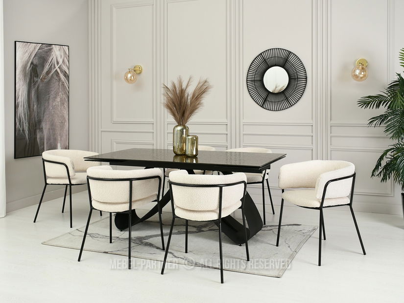 Szék Sorento (krém + fekete)