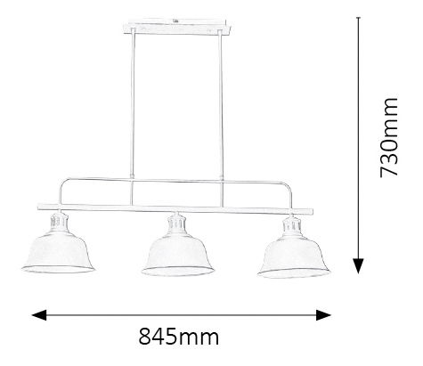 Závesné svietidlo Caitlin 2744 (matná čierna)