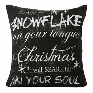 Pernă decorativă 40X40 cm Savi (negru + alb) (1 buc)