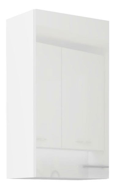Dulap superior de bucătărie Lavera 50 G-90 1F (Cadru: alb + front: alb lucios)