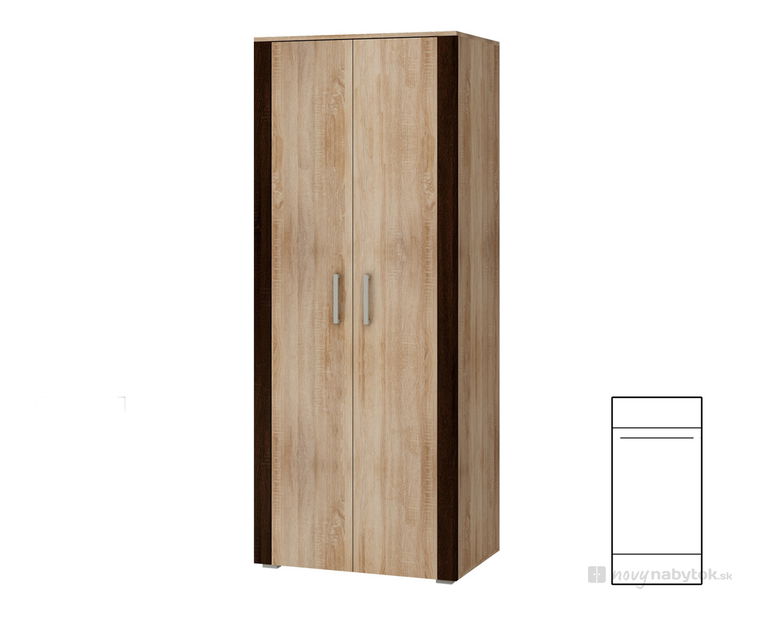Gardróbszekrény Notti NOT 07