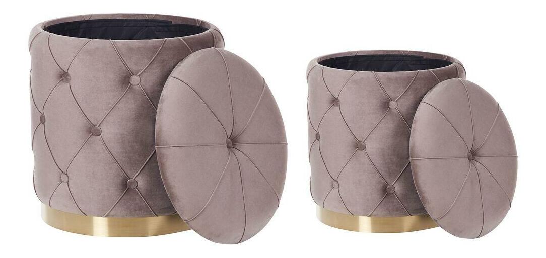 Set 2ks taburetiek Puble (béžová)