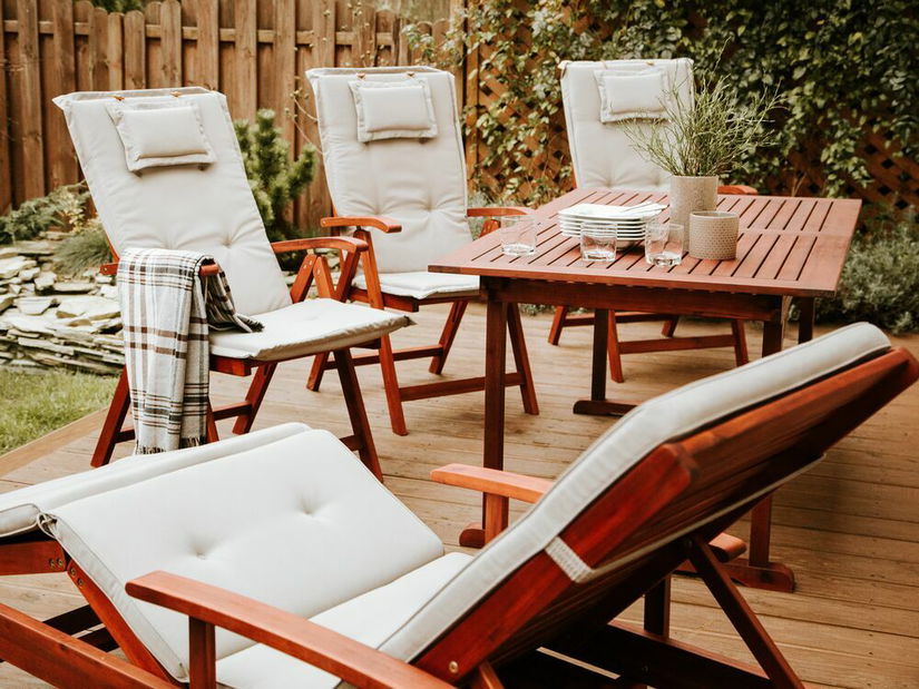 Set jastuka za vrtne stolice 2 kom. TRATORIA (bijela)