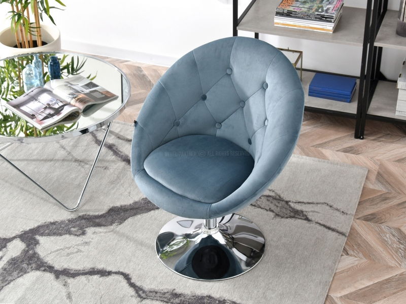 Fotel Lush 3 (kék + fekete)