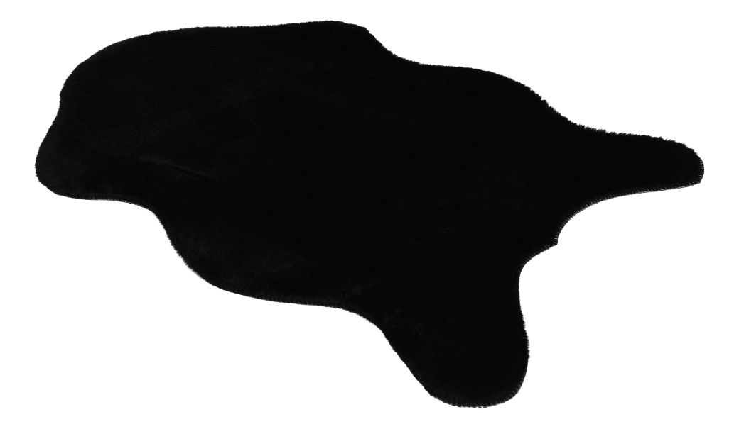 Covor blană artificială 60x90 cm Rarea New (negru)