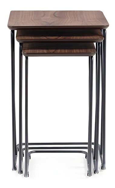 Măsuță laterală (3 buc) Rines (nuc)