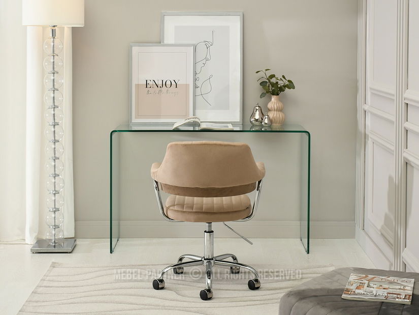 Stolička Merylyn (béžová + chrómová)