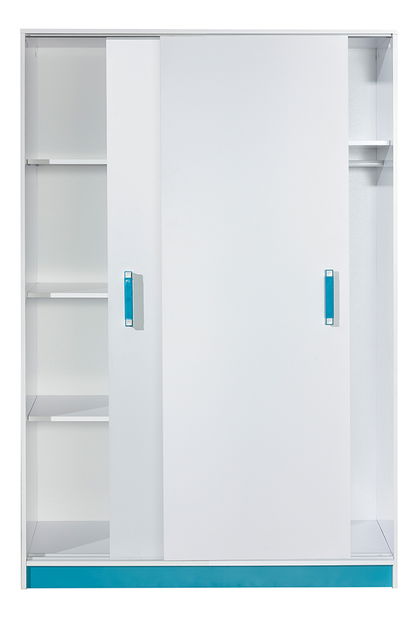 Šatníková skriňa Trafia T14 (modrá)