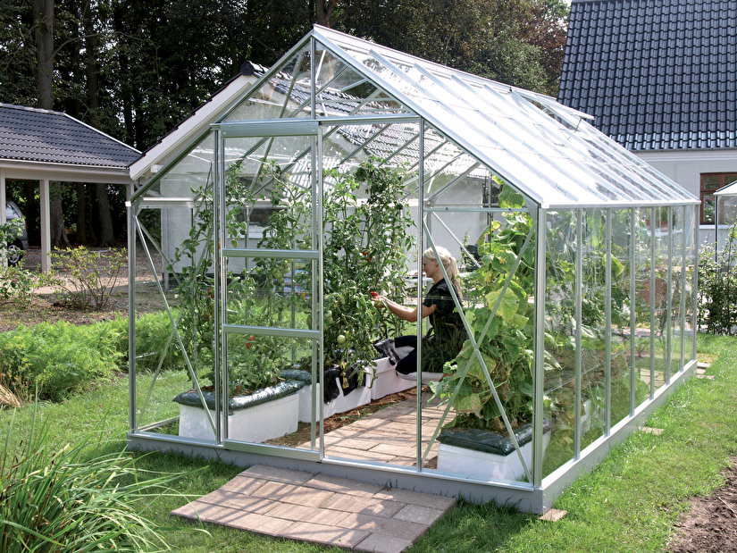 Stil clasic Greenhouse Neptune 11500 (sticlă securizată + aluminiu anodizat)